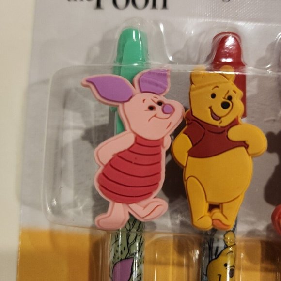 Disney Winnie The Pooh Pen Set of 3 Pooh Tigger Piglet NEW - Picture 3 of 9